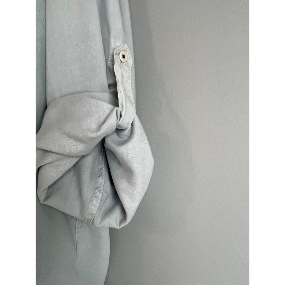 Tommy Bahama Jeans Coastal Grandpa Sage Grey Roll-Sleeve Shirt Mens XL Resort - Picture 4 of 9